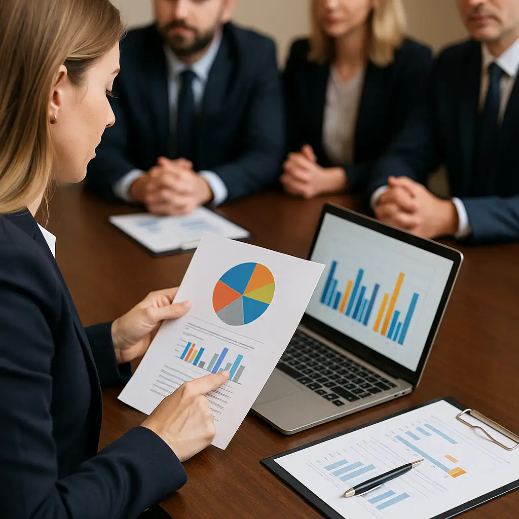 Spotkanie wspólników podczas zebrania spółki z o.o.